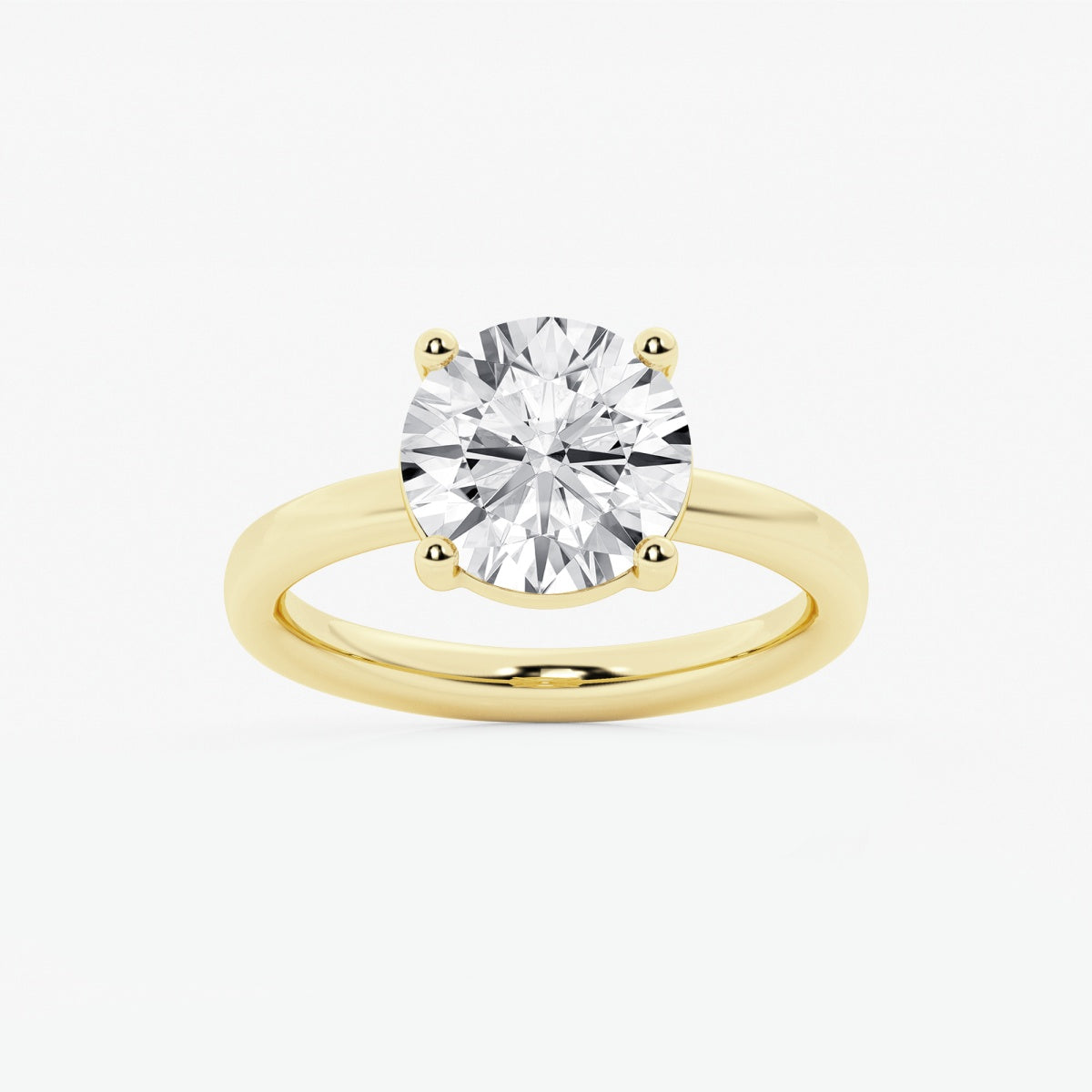 Nora - Low Setting Solitaire Engagement Ring