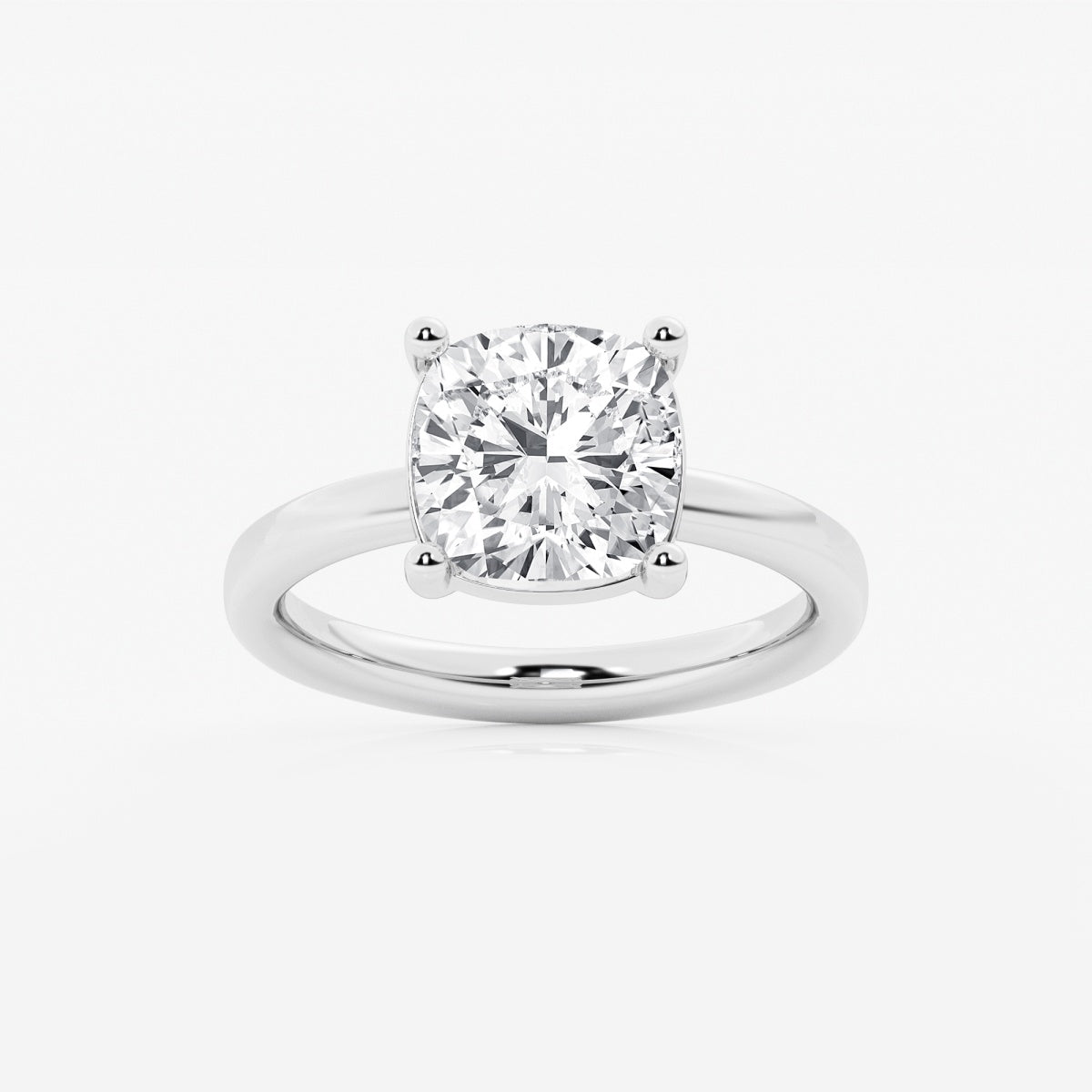 Nora - Low Setting Solitaire Engagement Ring