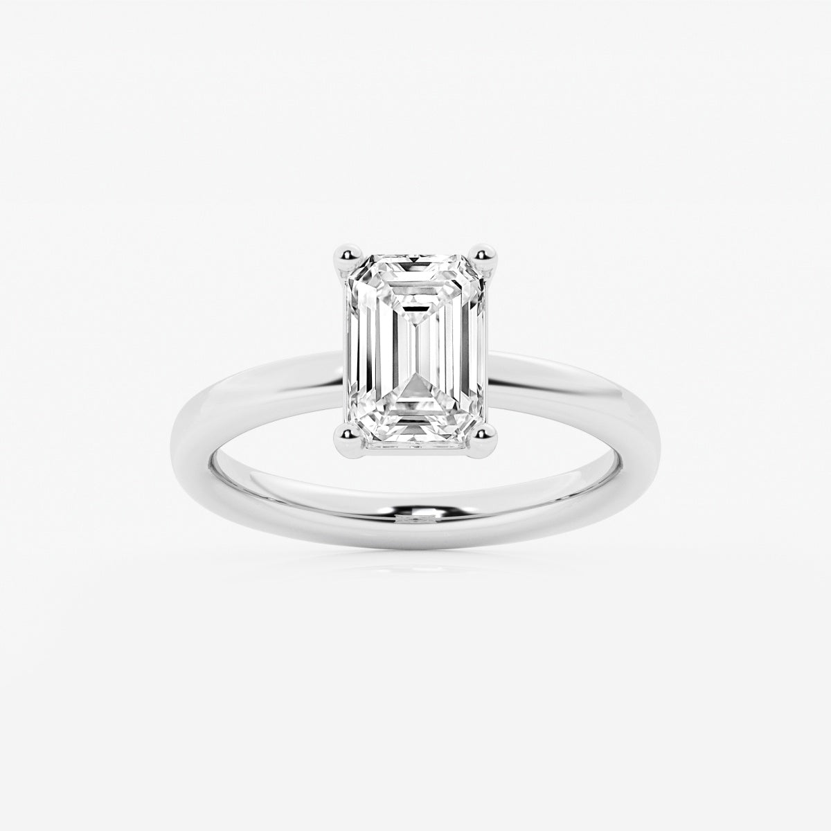 Nora - Low Setting Solitaire Engagement Ring