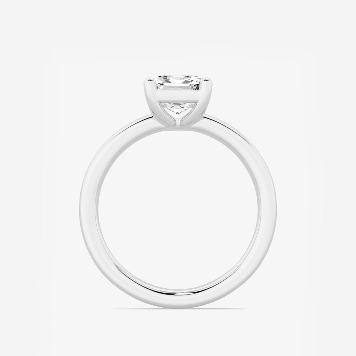 Nora - Low Setting Solitaire Engagement Ring