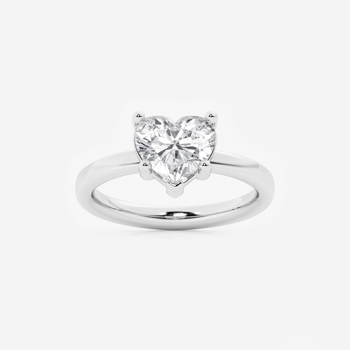 Nora - Low Setting Solitaire Engagement Ring