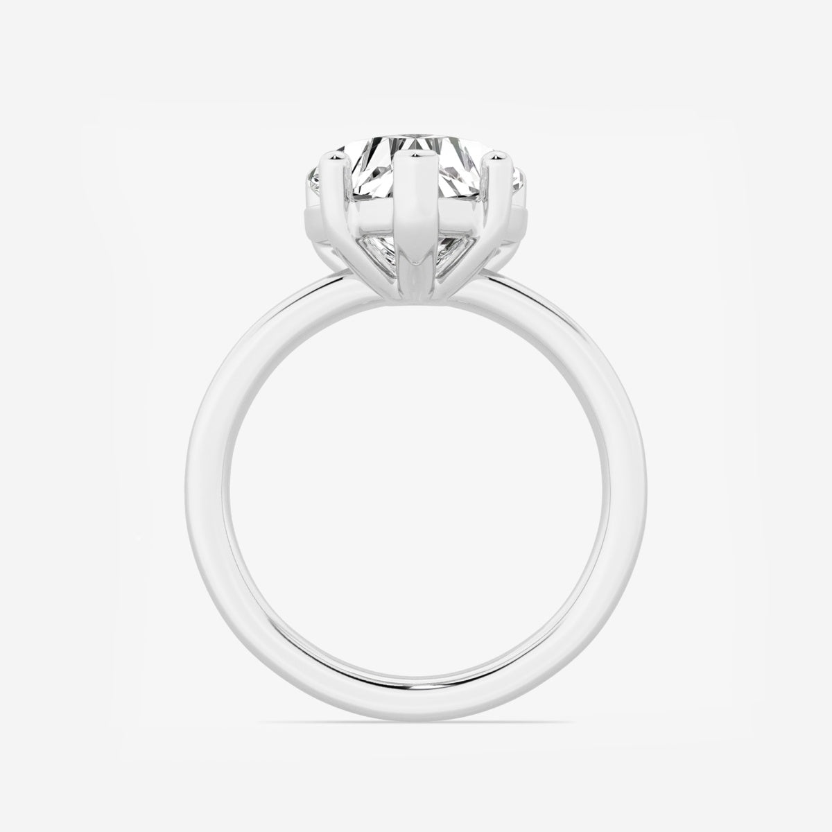 Nora - Low Setting Solitaire Engagement Ring