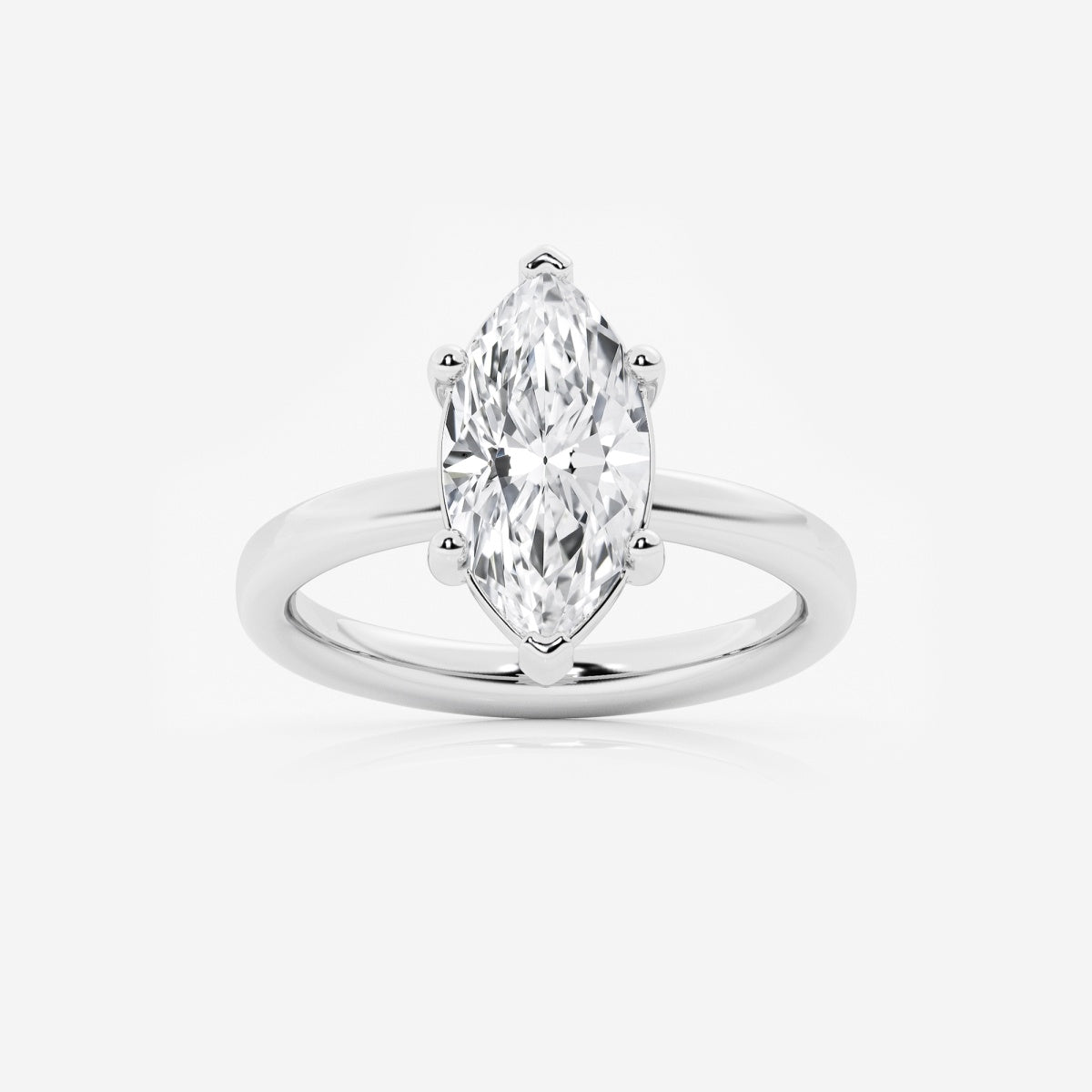 Nora - Low Setting Solitaire Engagement Ring