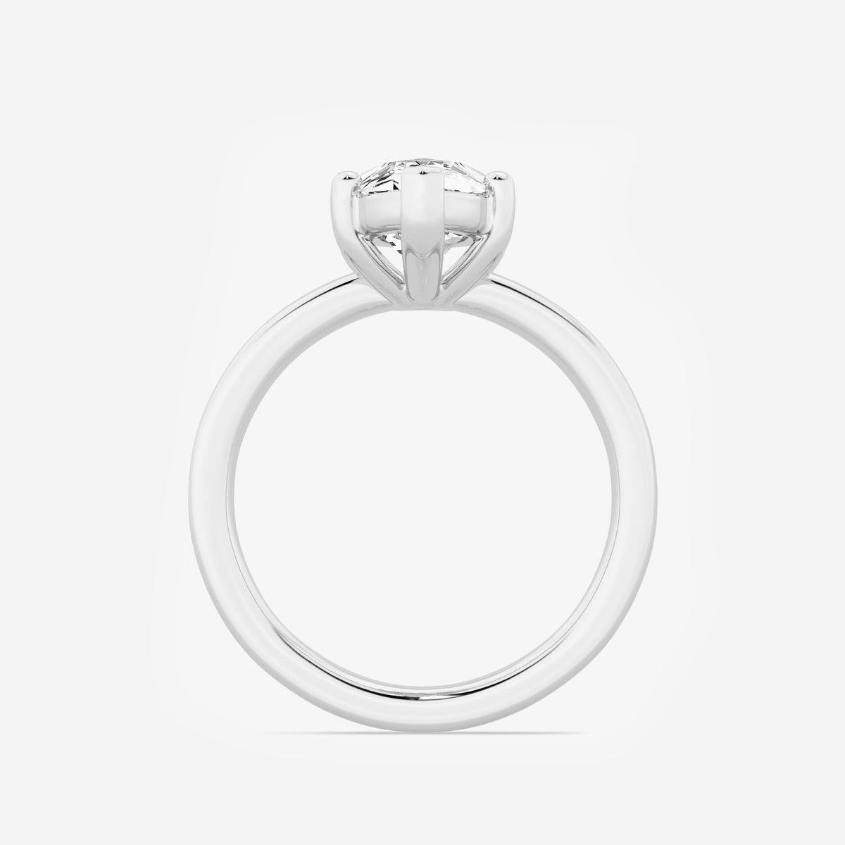 Nora - Low Setting Solitaire Engagement Ring