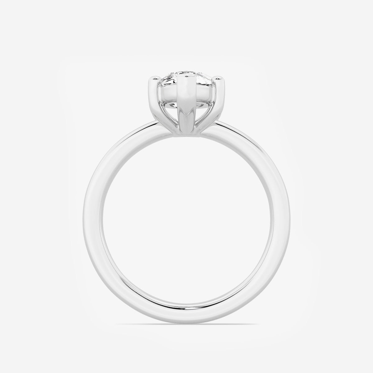 Nora - Low Setting Solitaire Engagement Ring