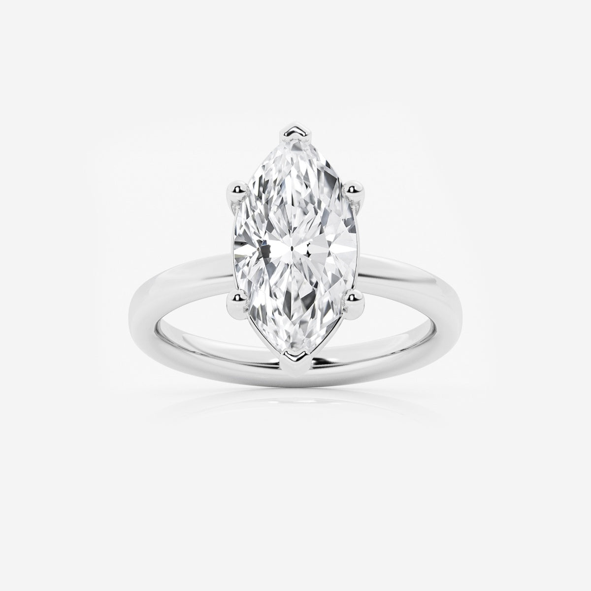 Nora - Low Setting Solitaire Engagement Ring