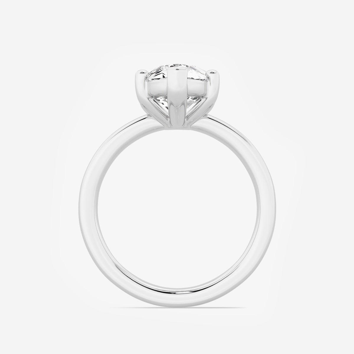 Nora - Low Setting Solitaire Engagement Ring