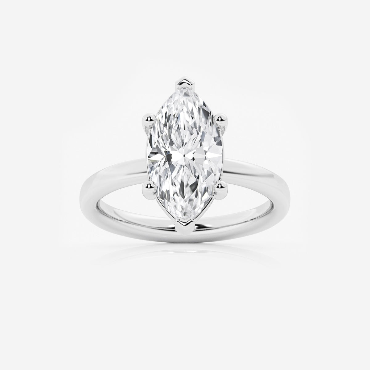 Nora - Low Setting Solitaire Engagement Ring