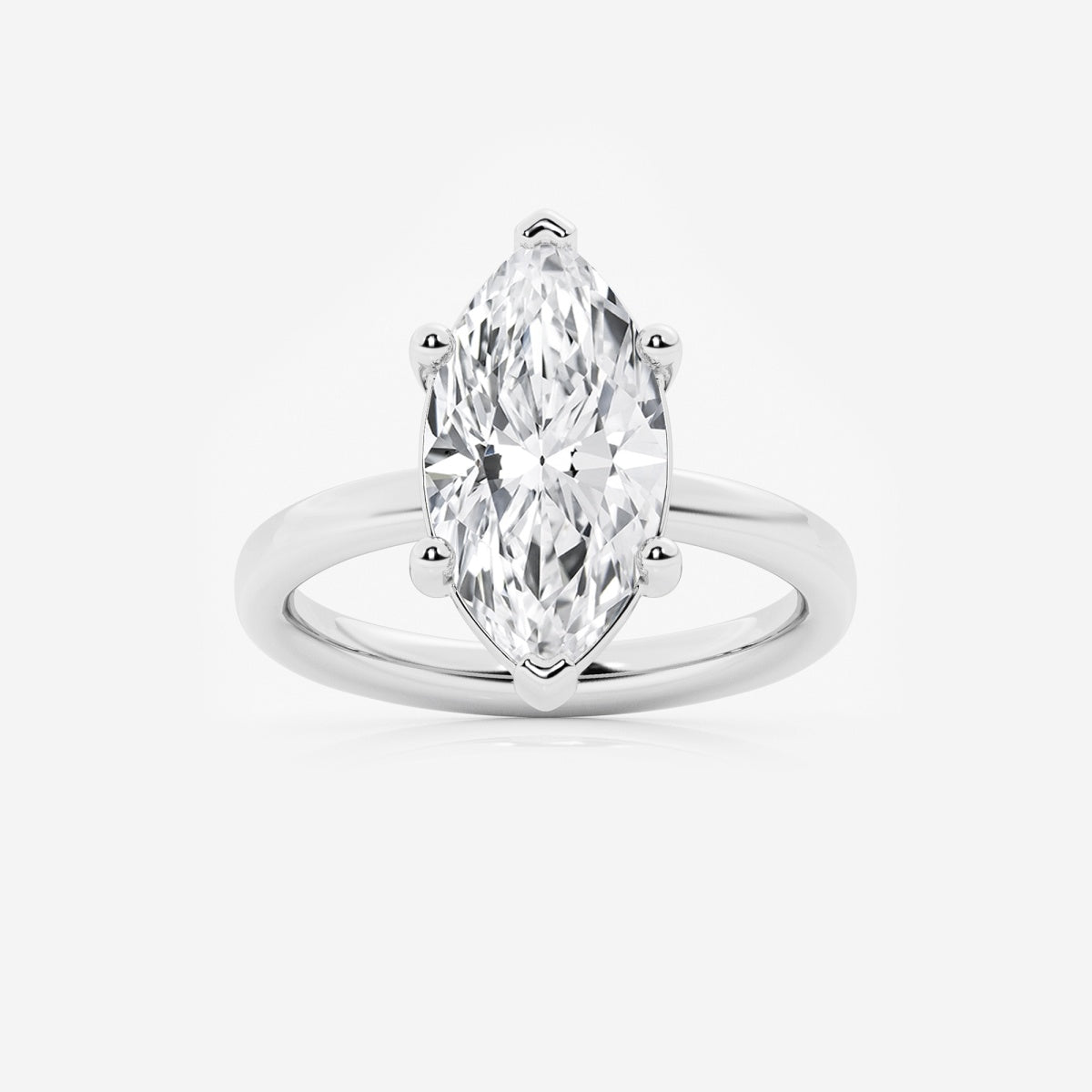 Nora - Low Setting Solitaire Engagement Ring