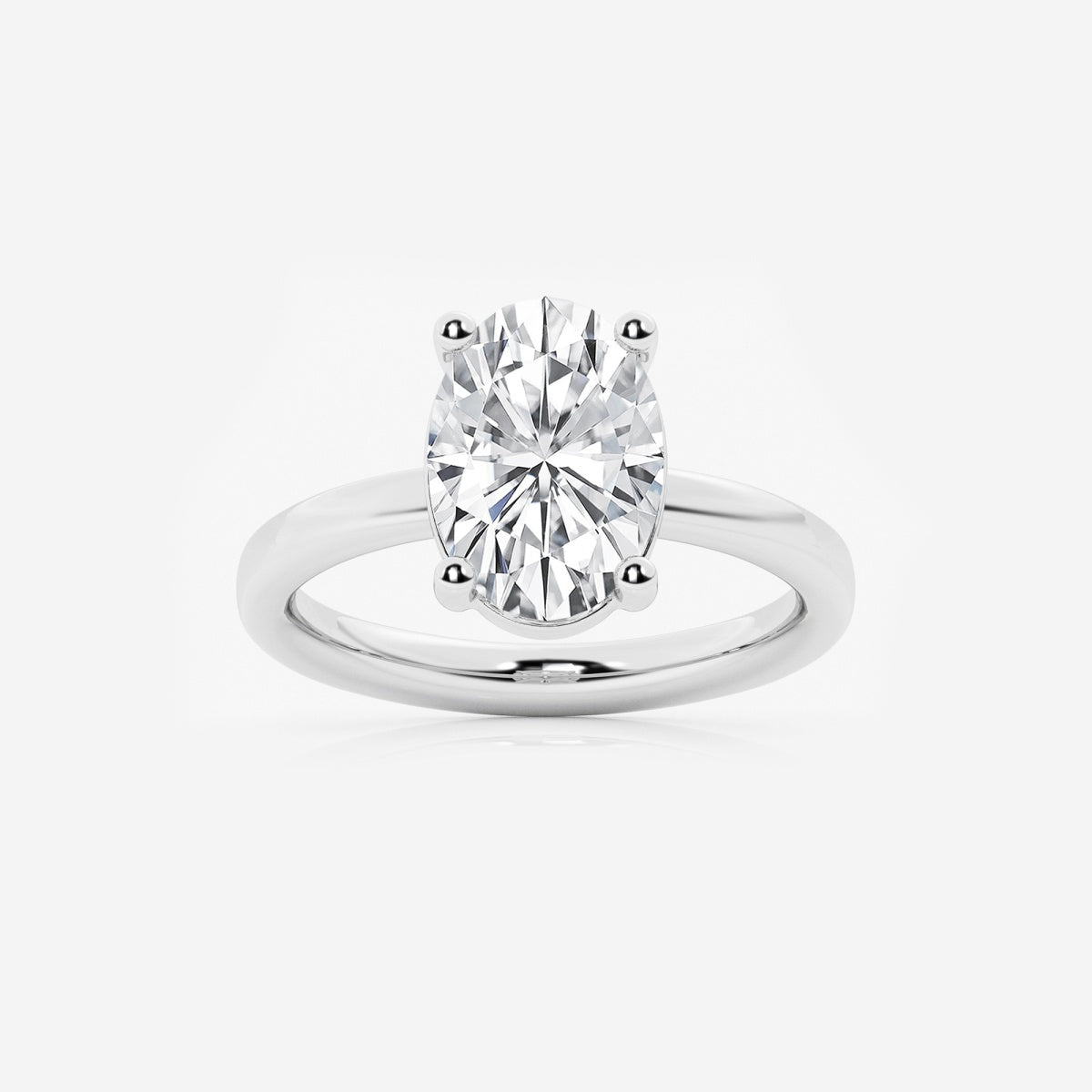 Nora - Low Setting Solitaire Engagement Ring