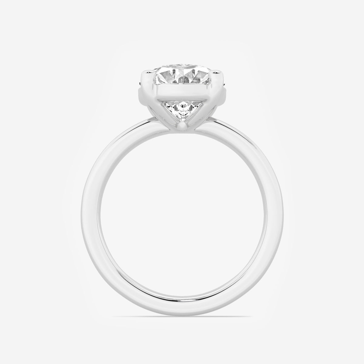 Nora - Low Setting Solitaire Engagement Ring