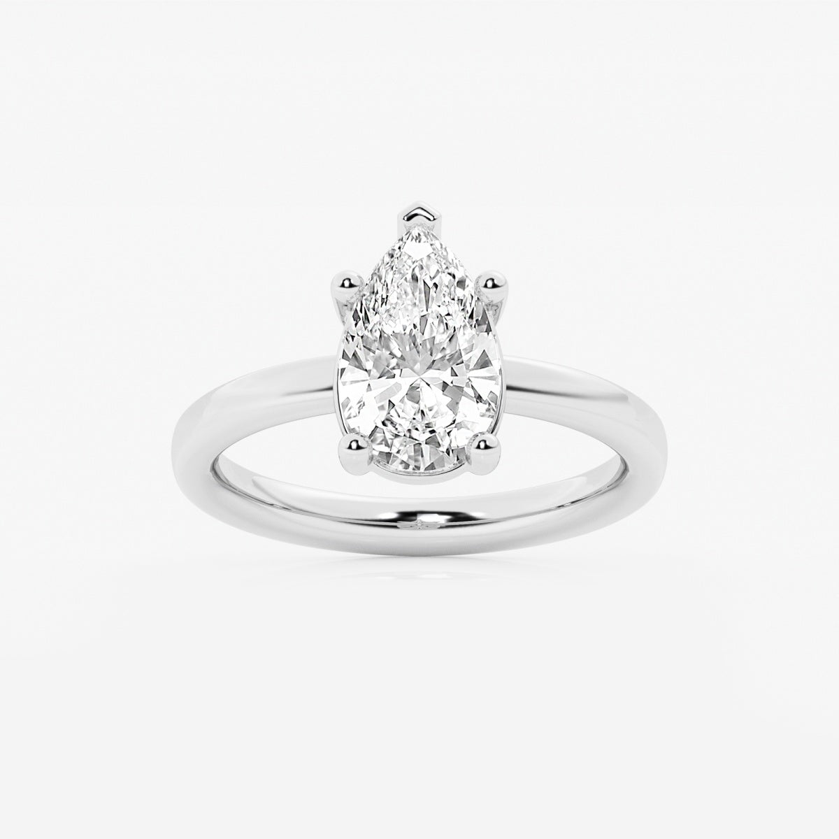 Nora - Low Setting Solitaire Engagement Ring