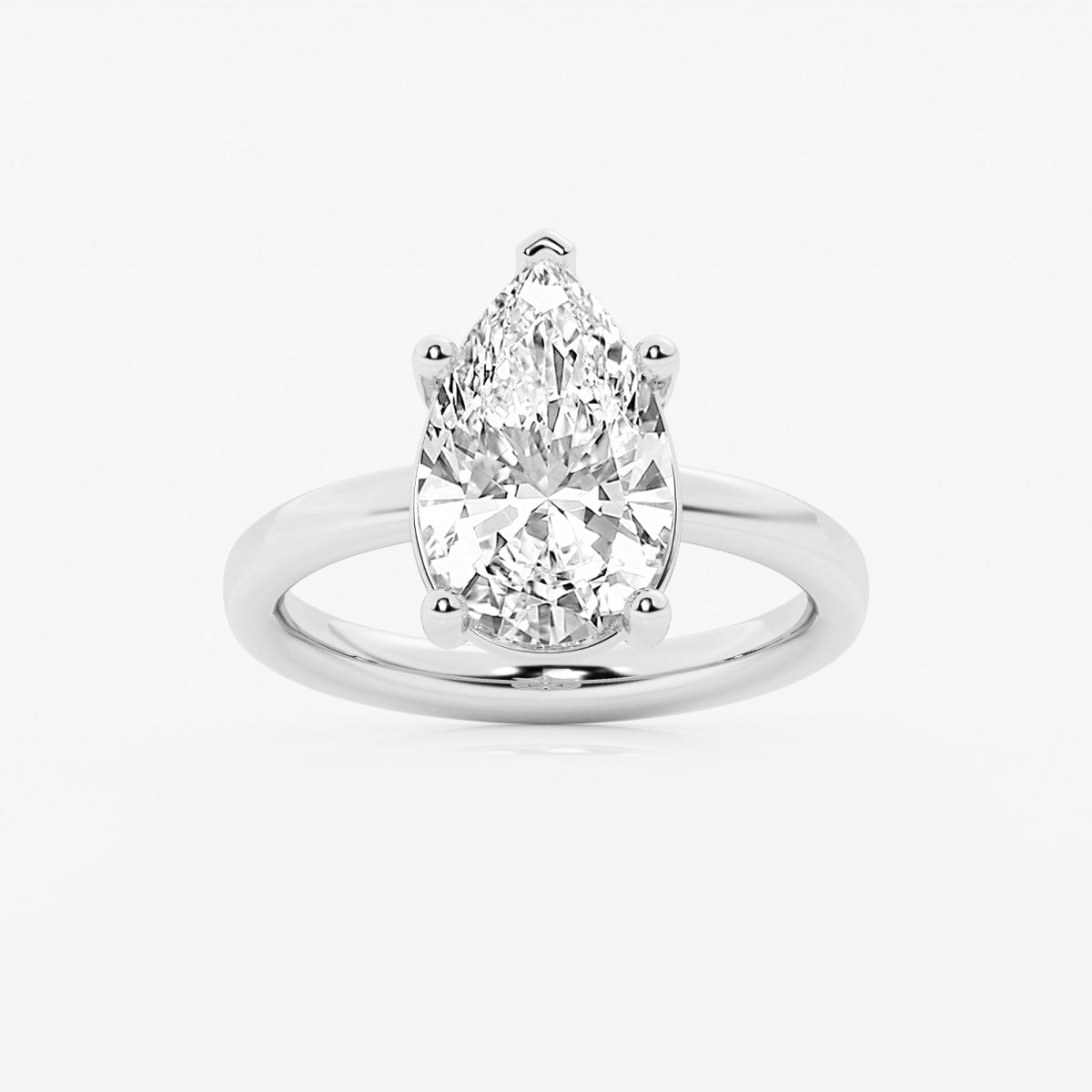 Nora - Low Setting Solitaire Engagement Ring