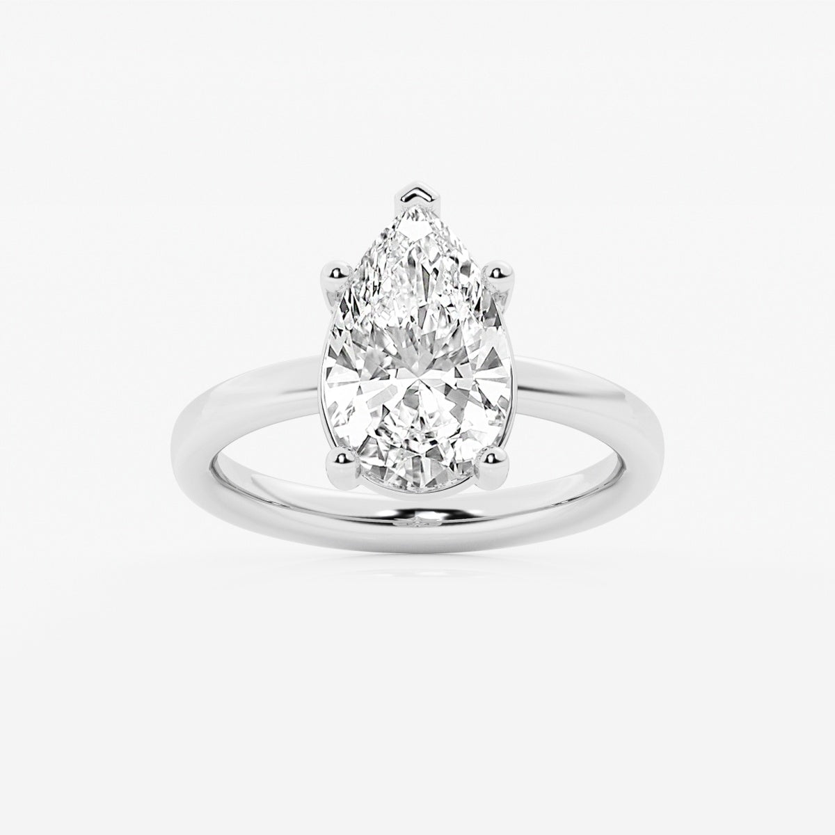 Nora - Low Setting Solitaire Engagement Ring