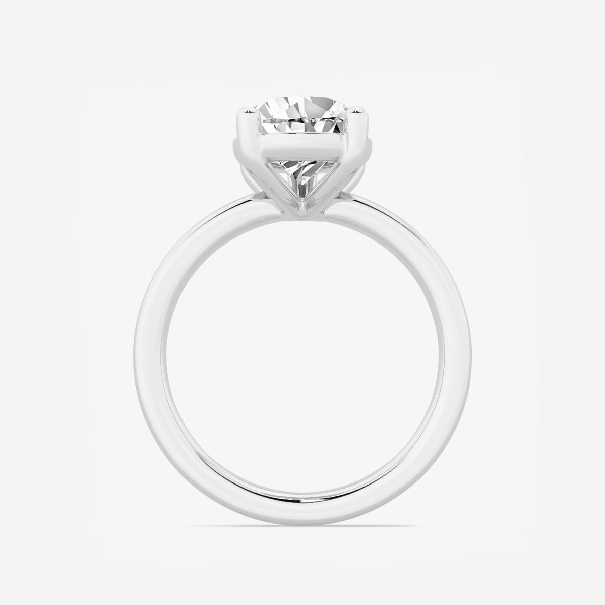 Nora - Low Setting Solitaire Engagement Ring