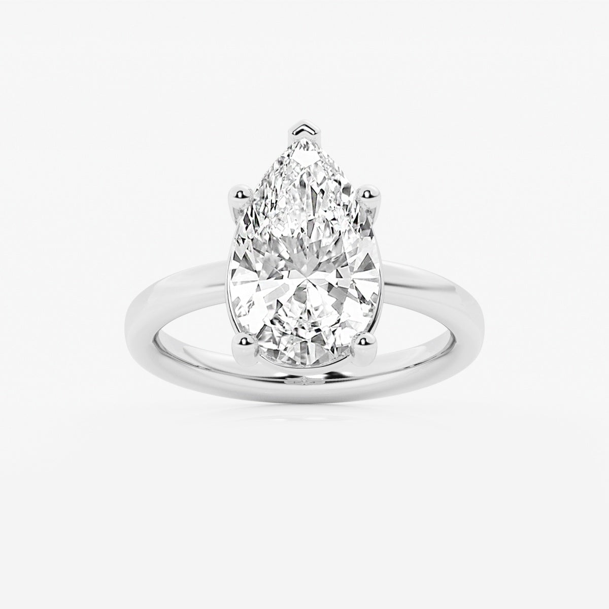 Nora - Low Setting Solitaire Engagement Ring