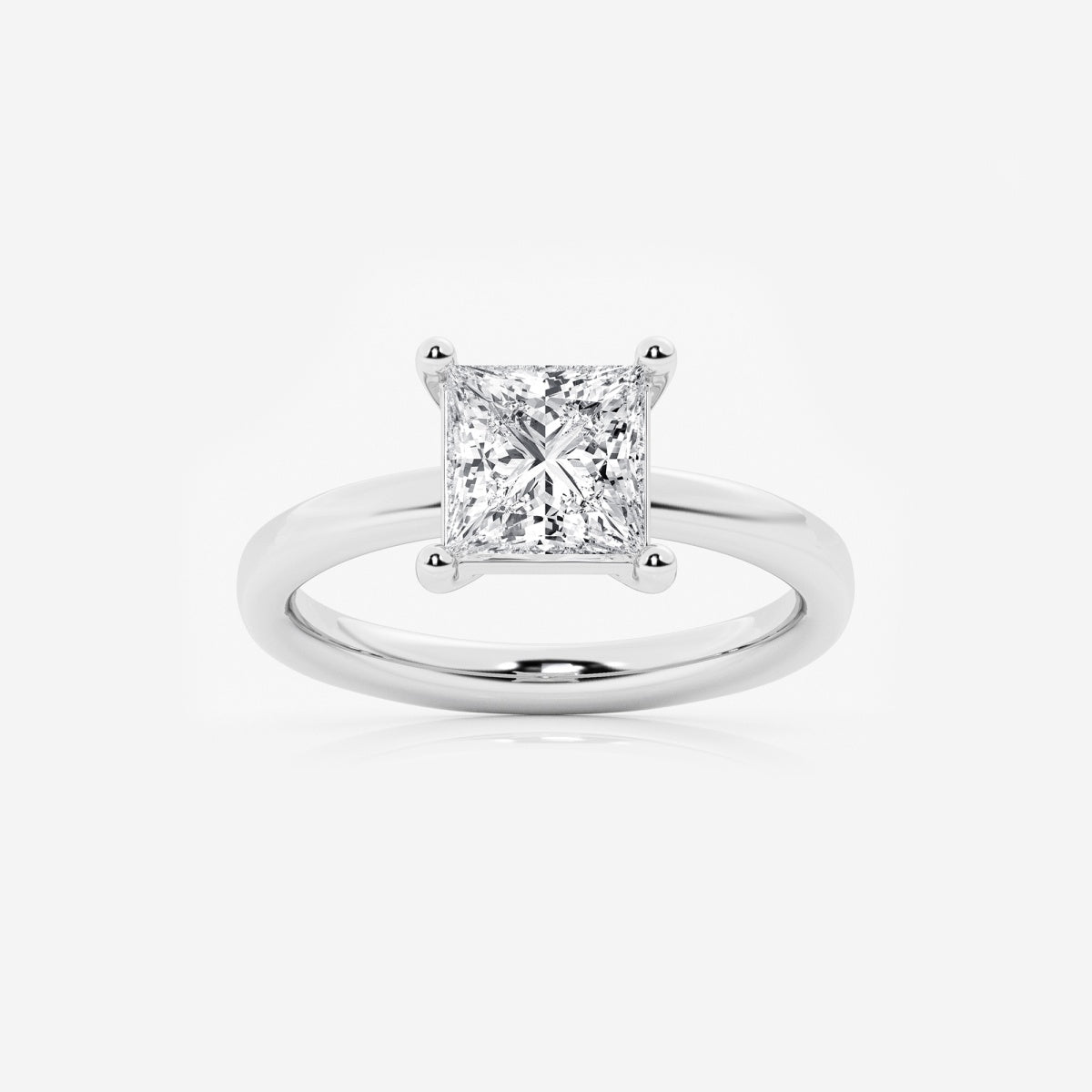 Nora - Low Setting Solitaire Engagement Ring