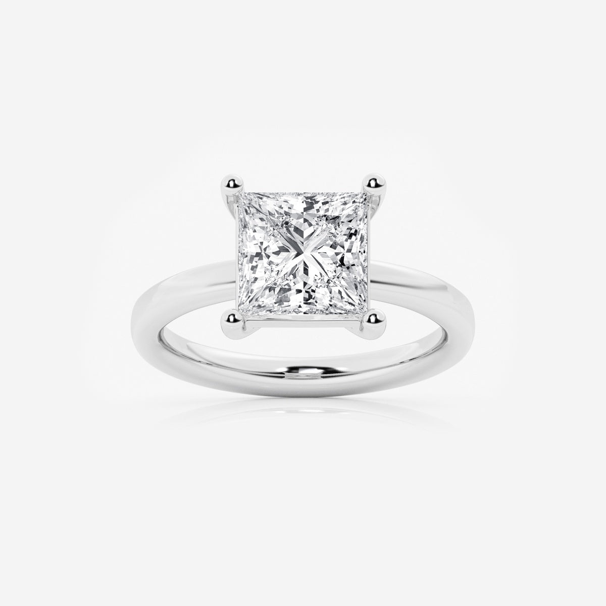 Nora - Low Setting Solitaire Engagement Ring