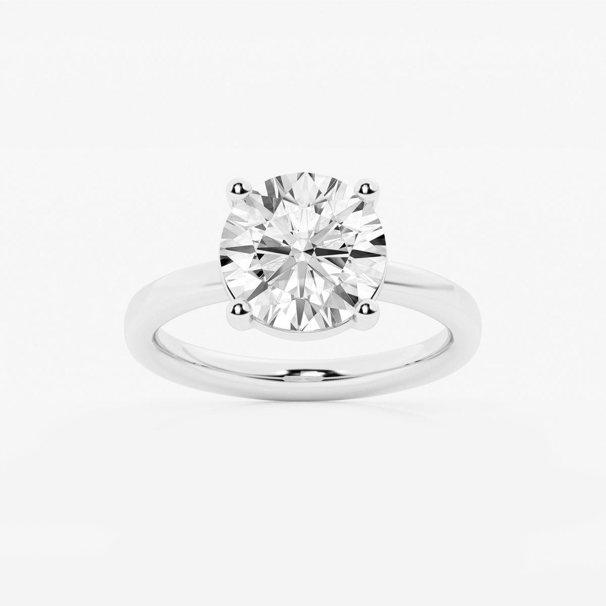 Nora - Low Setting Solitaire Engagement Ring