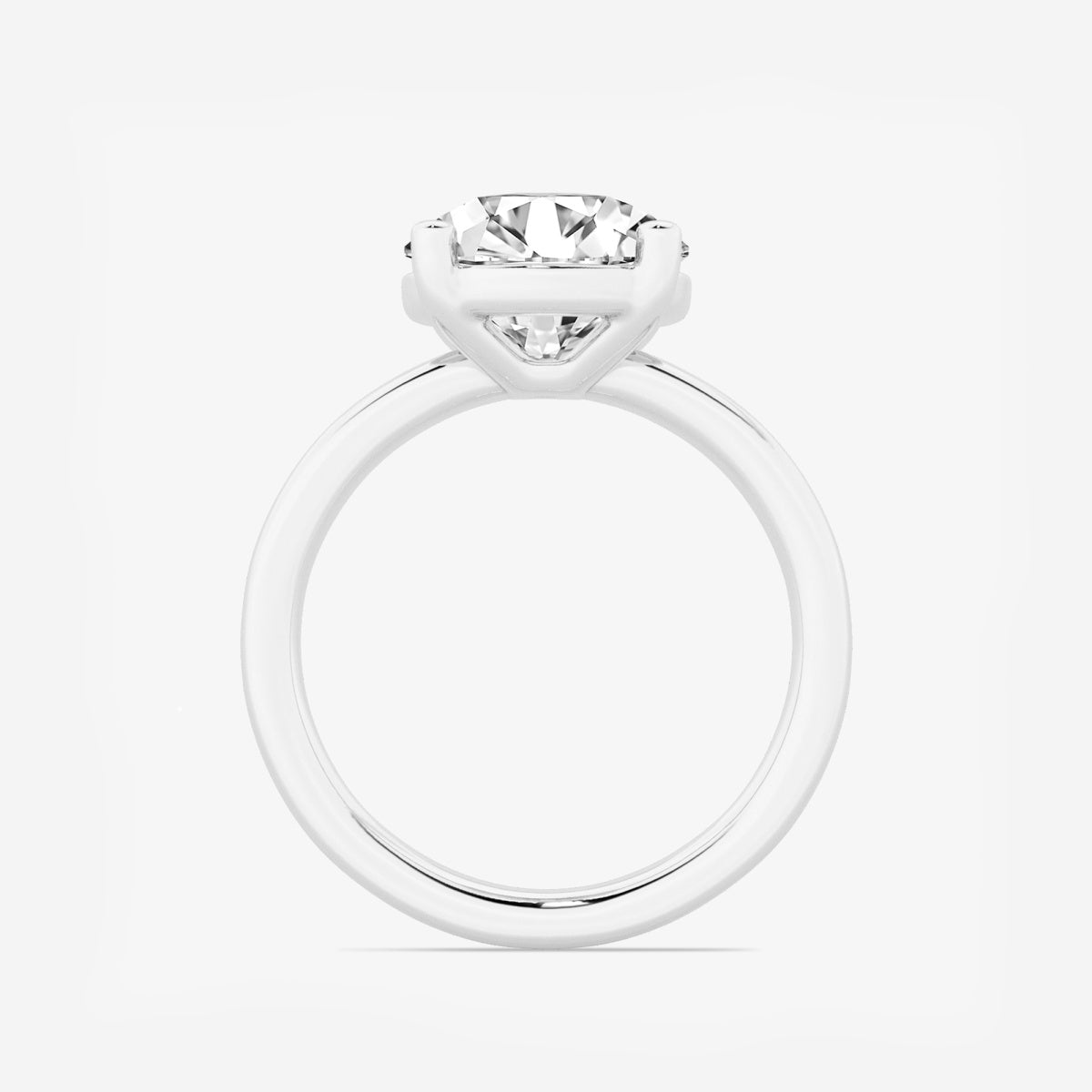 Nora - Low Setting Solitaire Engagement Ring