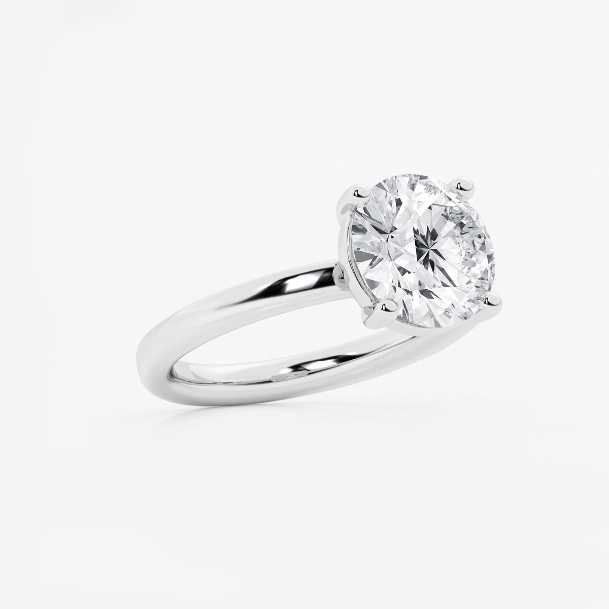 Nora - Low Setting Solitaire Engagement Ring