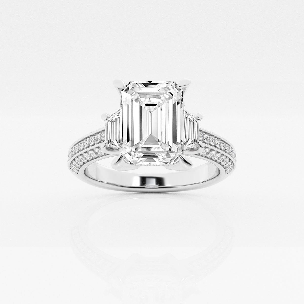 Sophia - Luxury Side Accents Engagement Ring