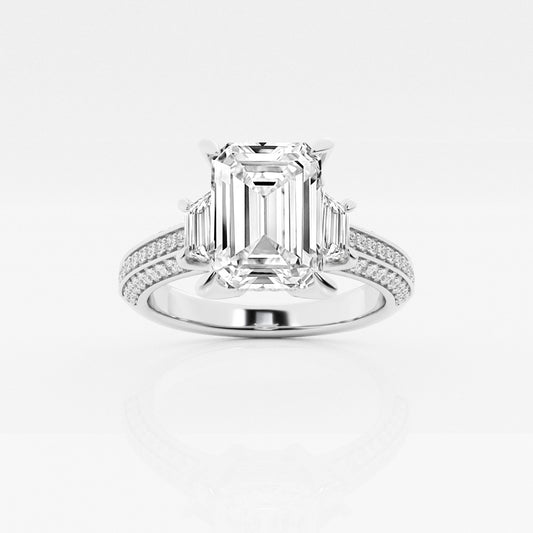 Sophia - Luxury Side Accents Engagement Ring