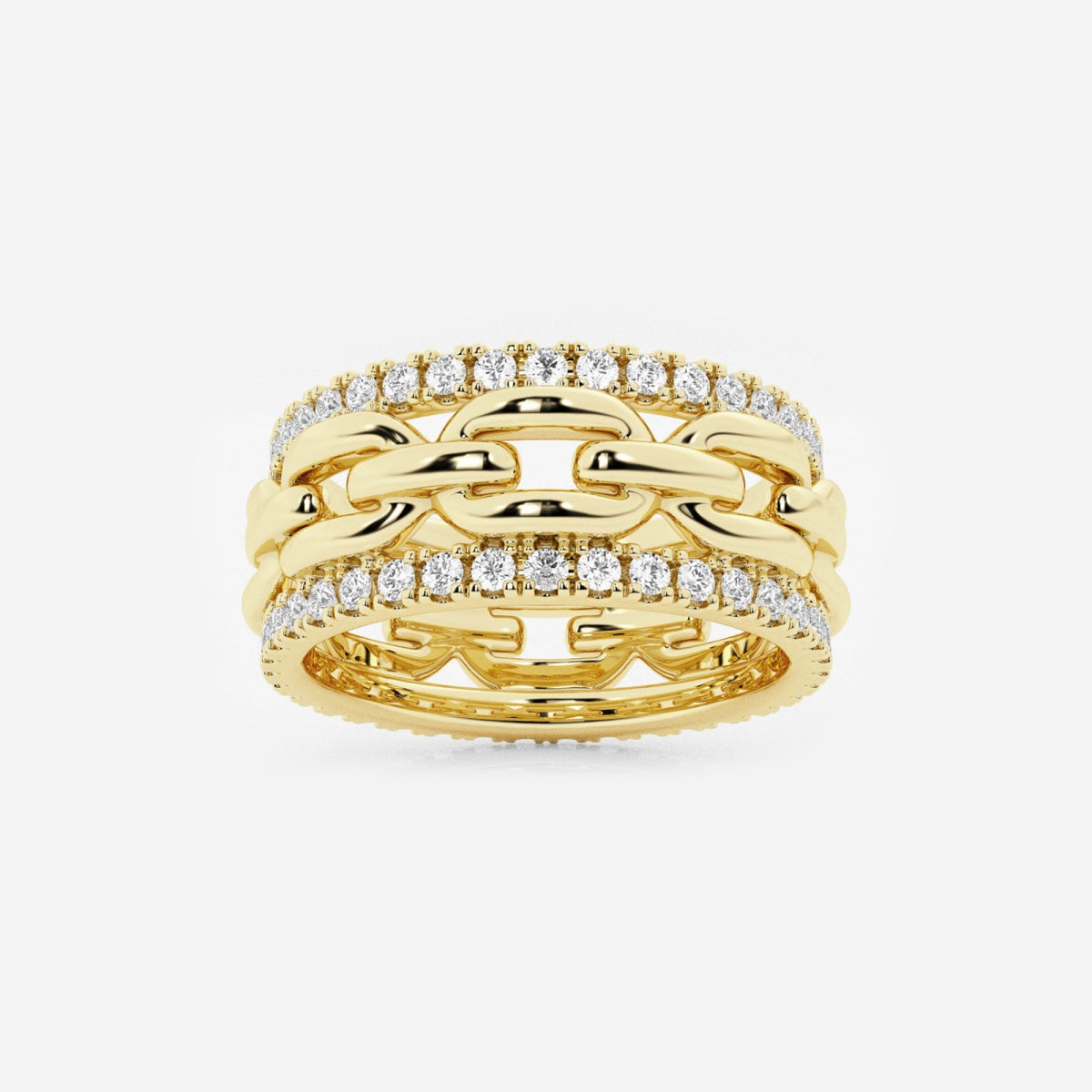 Julian - Bold Linked Elegance Rings