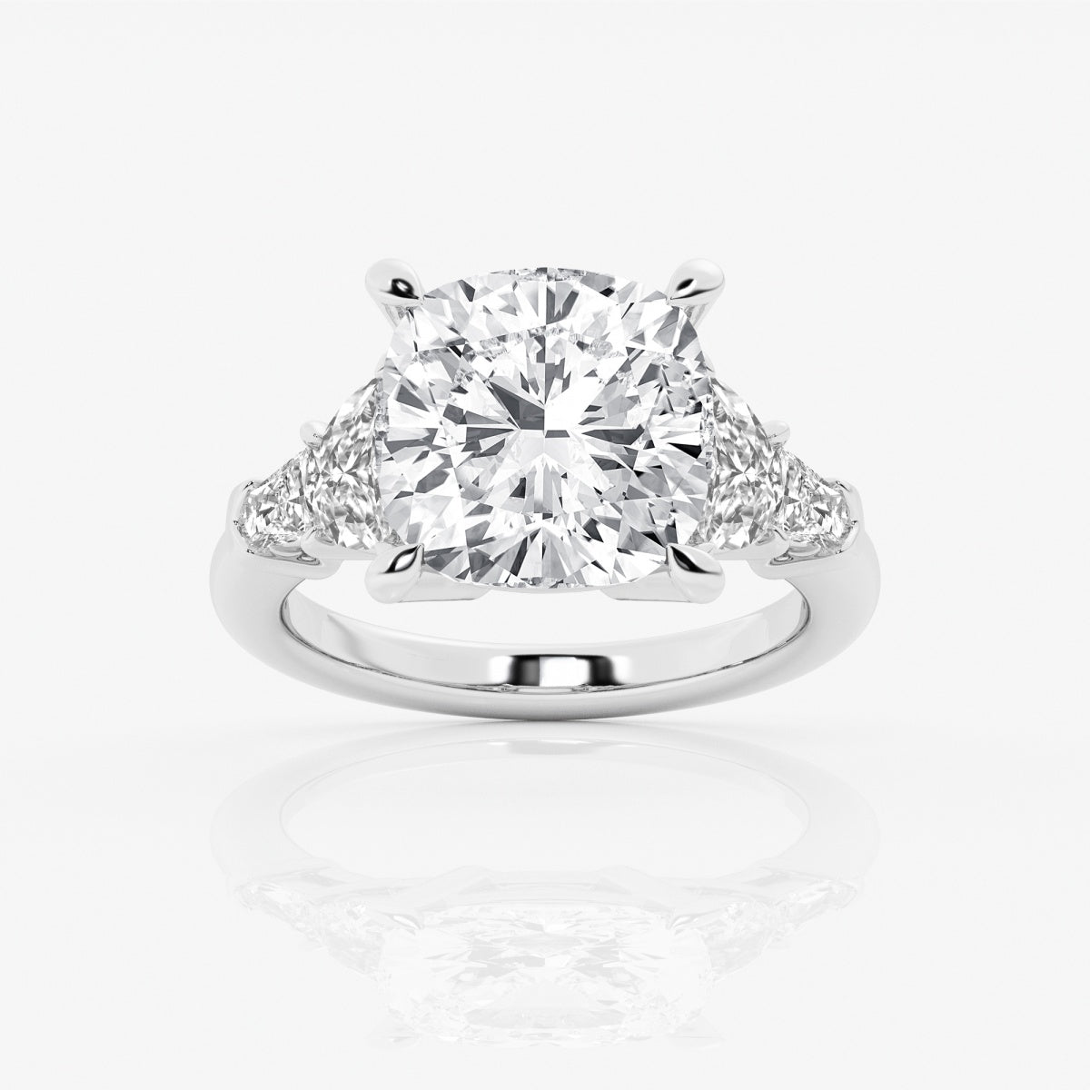 Rosalie - Delicate Side Accents Engagement Ring