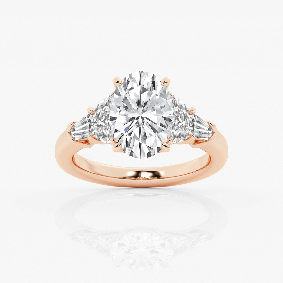 Rosalie - Delicate Side Accents Engagement Ring