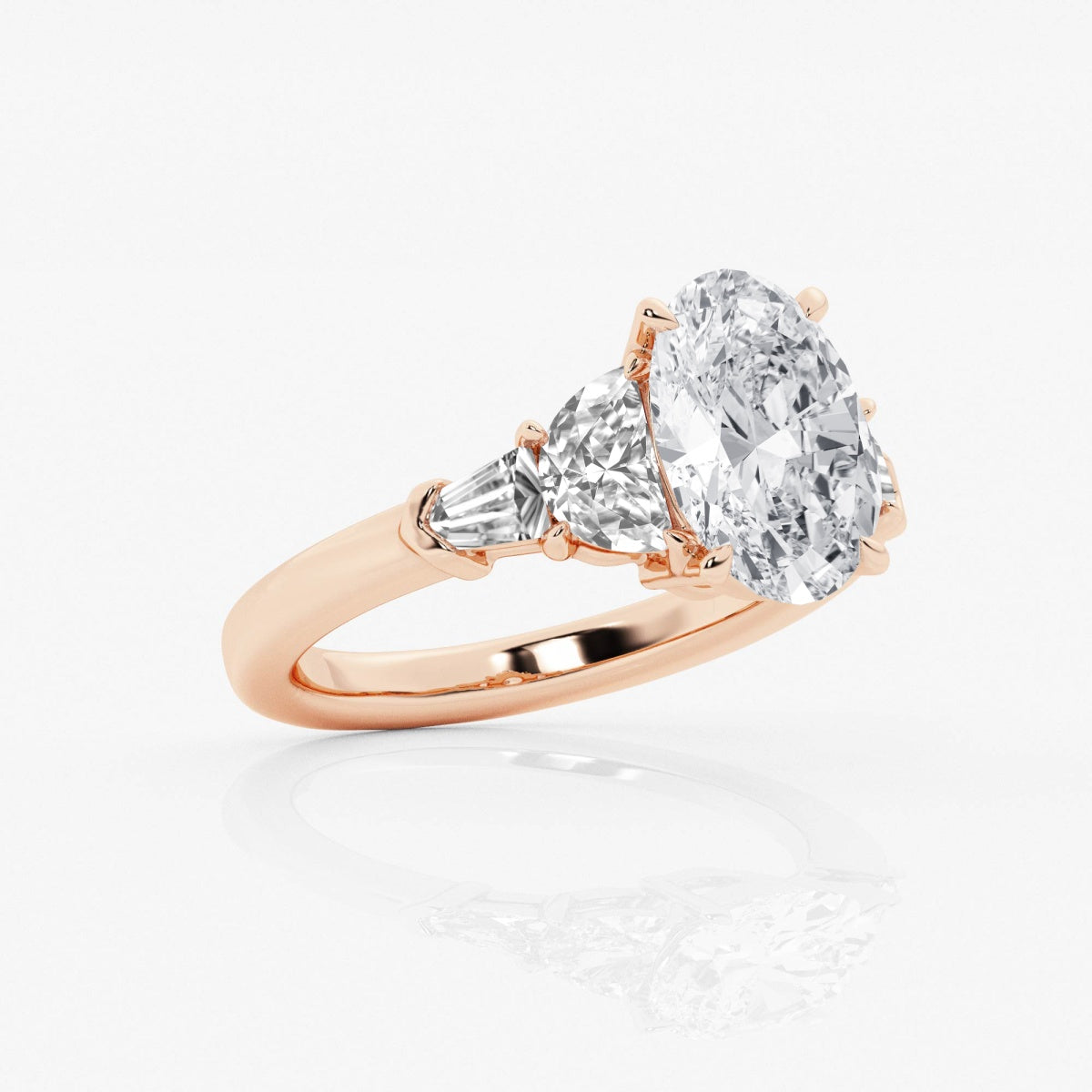 Rosalie - Delicate Side Accents Engagement Ring