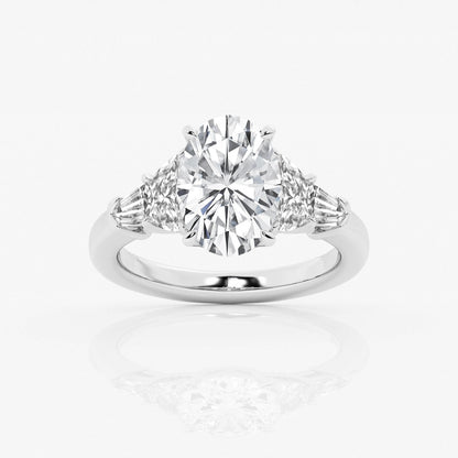 Rosalie - Delicate Side Accents Engagement Ring