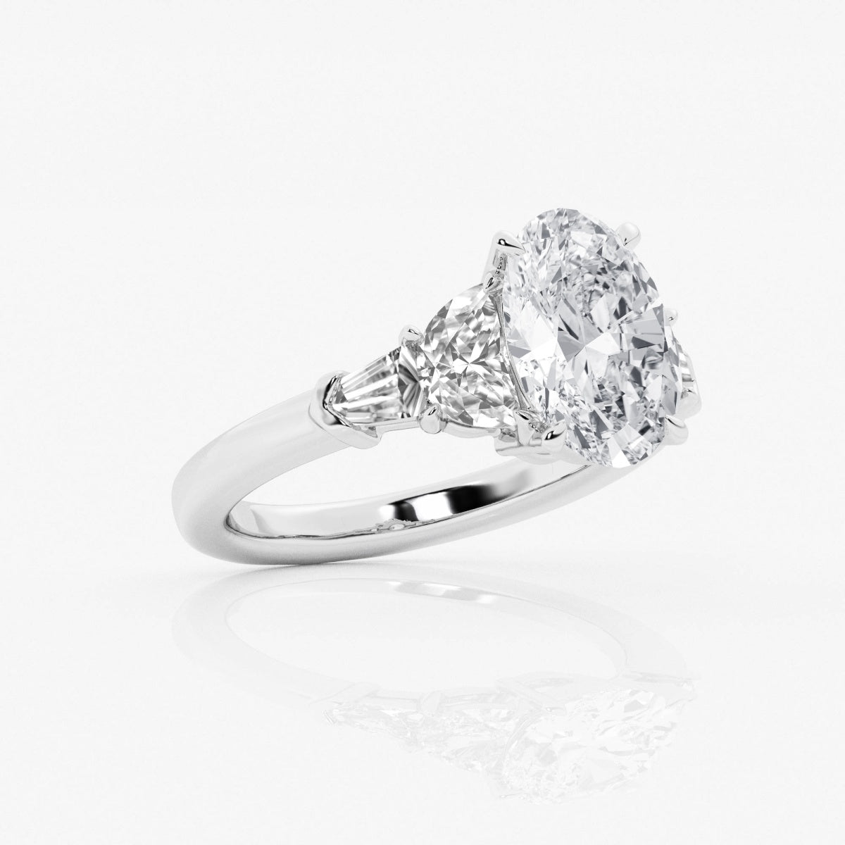 Rosalie - Delicate Side Accents Engagement Ring