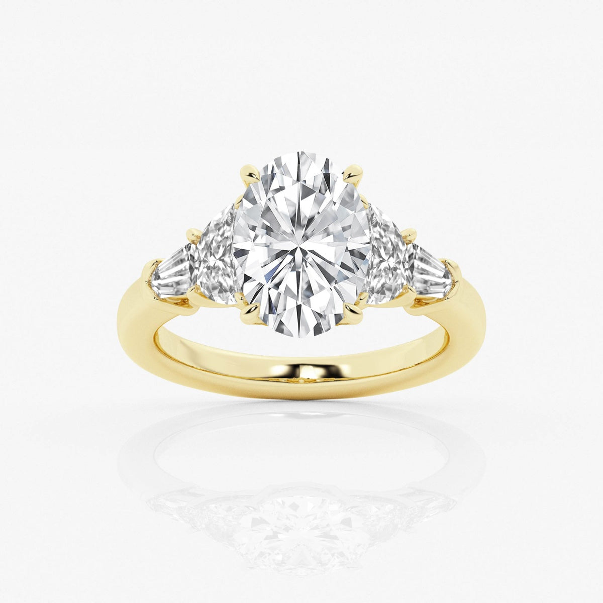 Rosalie - Delicate Side Accents Engagement Ring