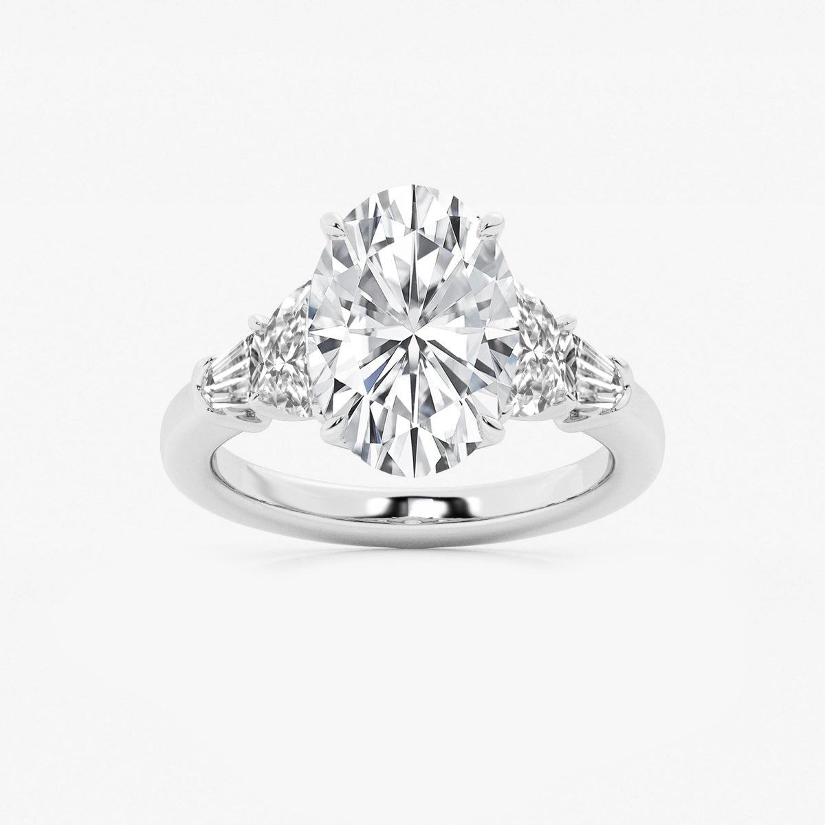 Rosalie - Delicate Side Accents Engagement Ring