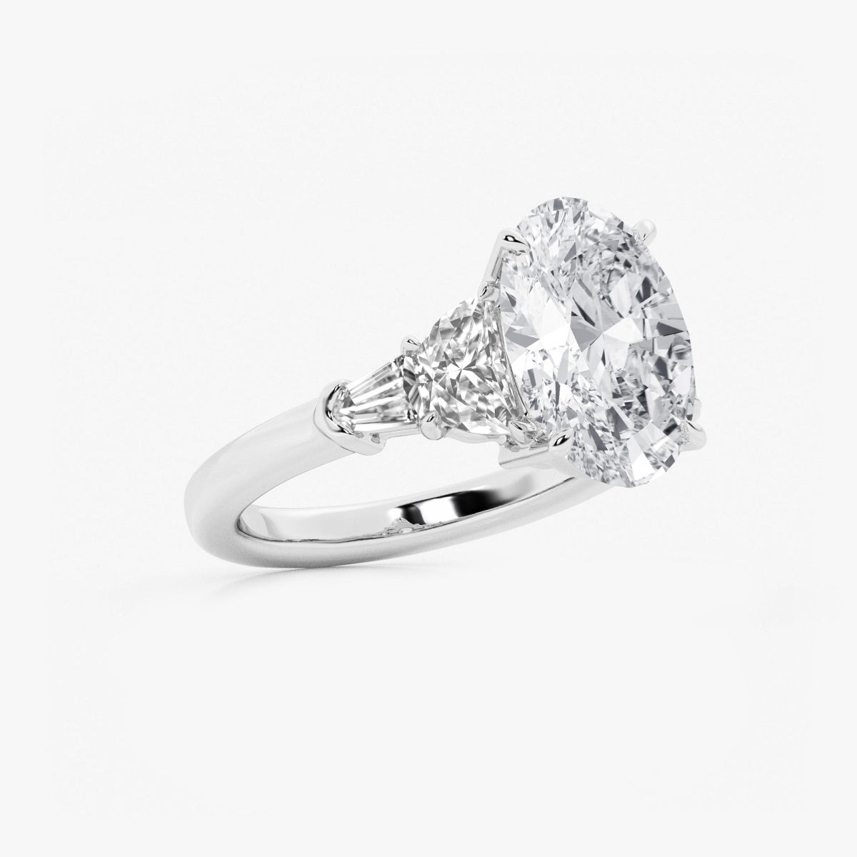 Rosalie - Delicate Side Accents Engagement Ring