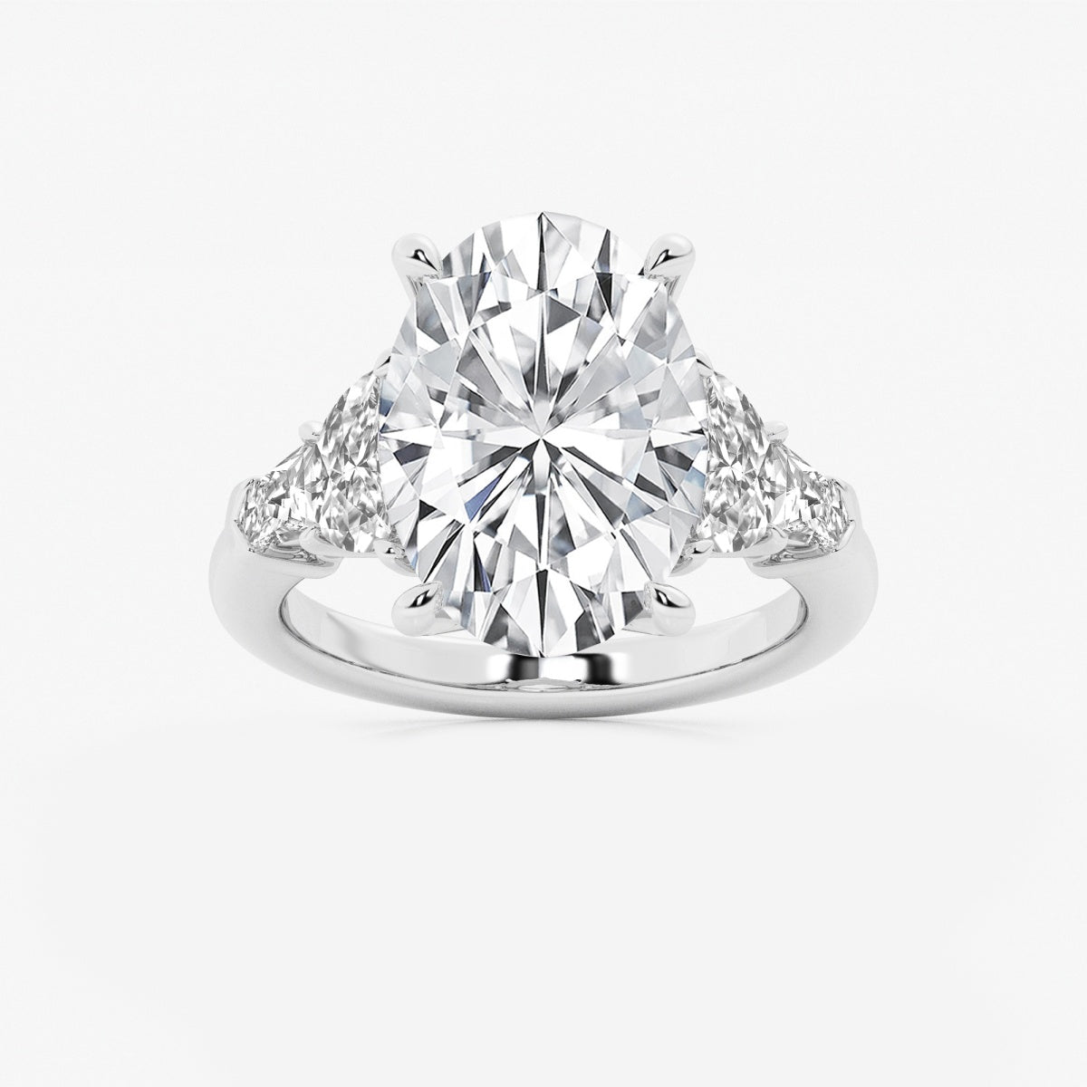 Rosalie - Delicate Side Accents Engagement Ring