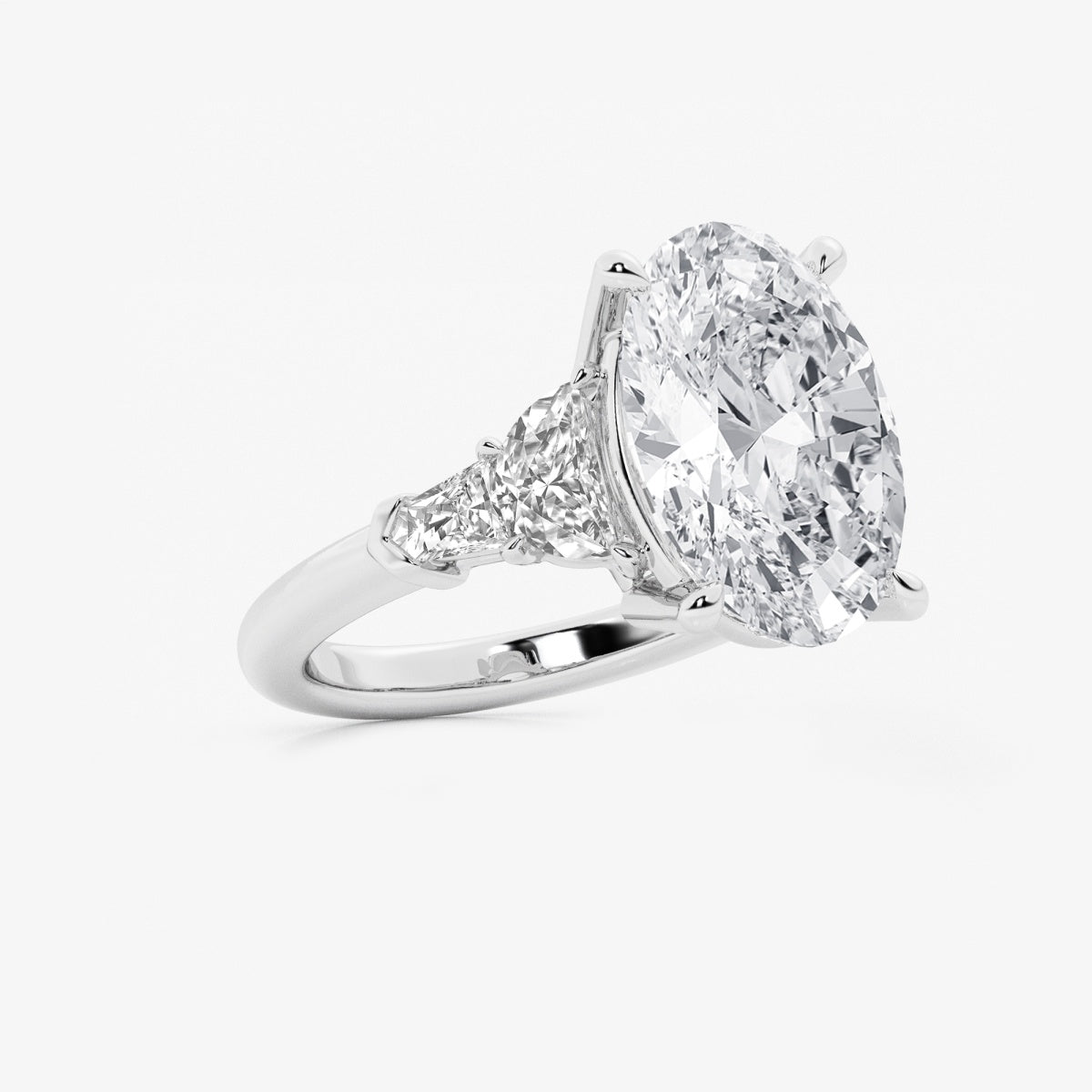 Rosalie - Delicate Side Accents Engagement Ring