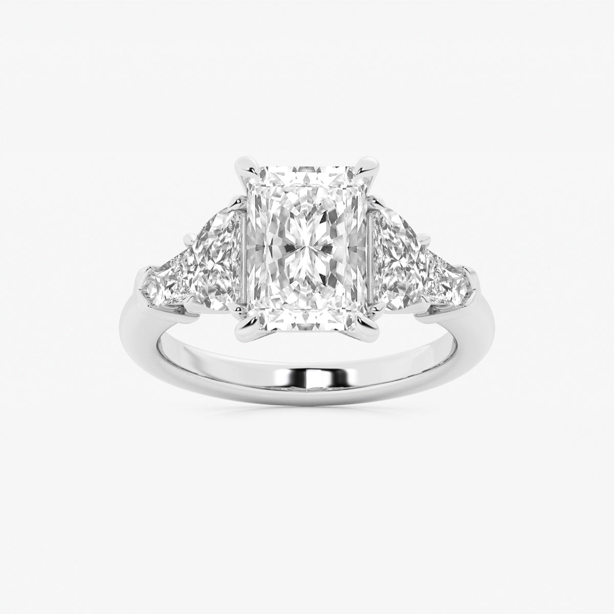 Rosalie - Delicate Side Accents Engagement Ring