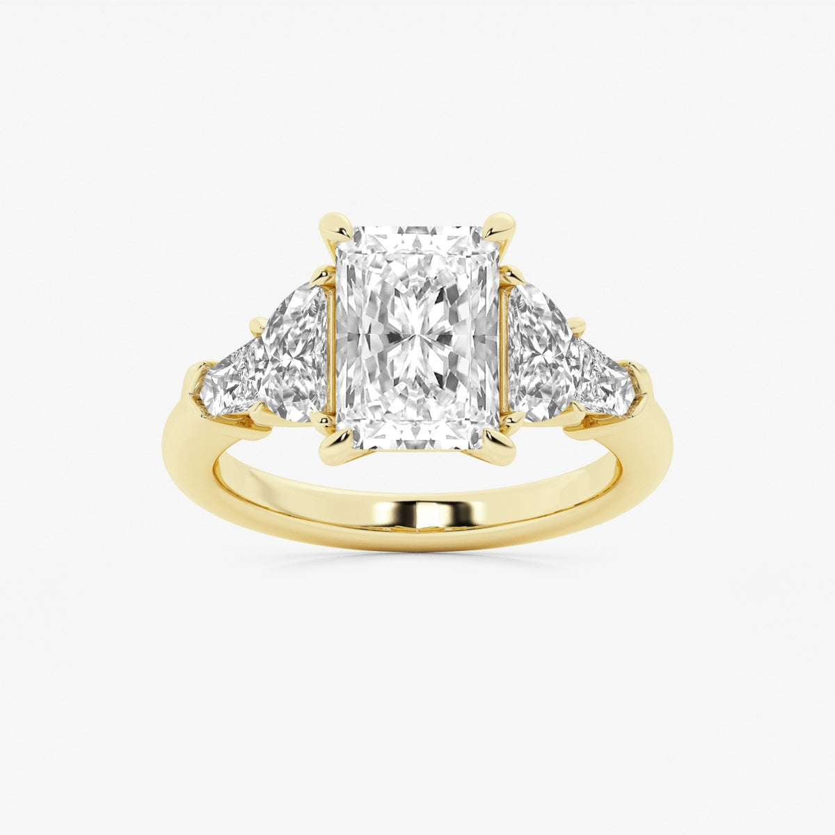 Rosalie - Delicate Side Accents Engagement Ring