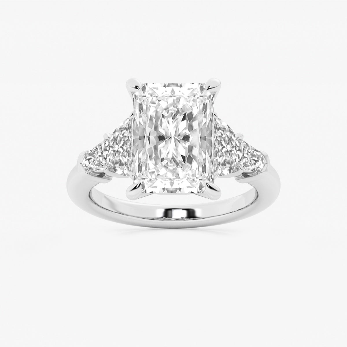 Rosalie - Delicate Side Accents Engagement Ring