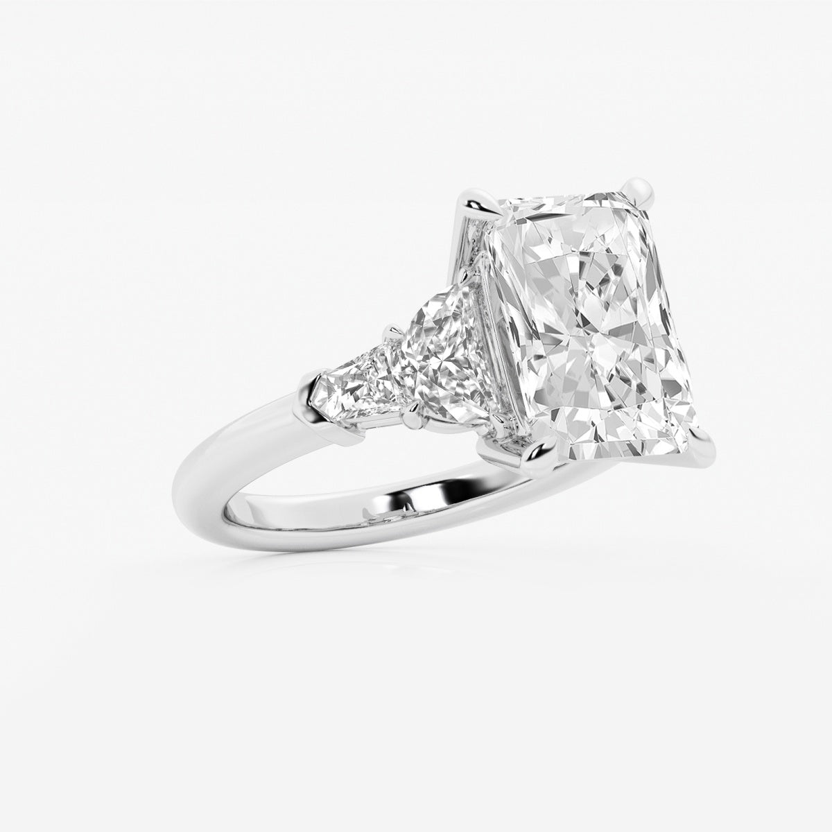 Rosalie - Delicate Side Accents Engagement Ring