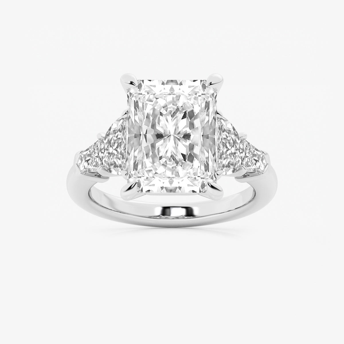 Rosalie - Delicate Side Accents Engagement Ring