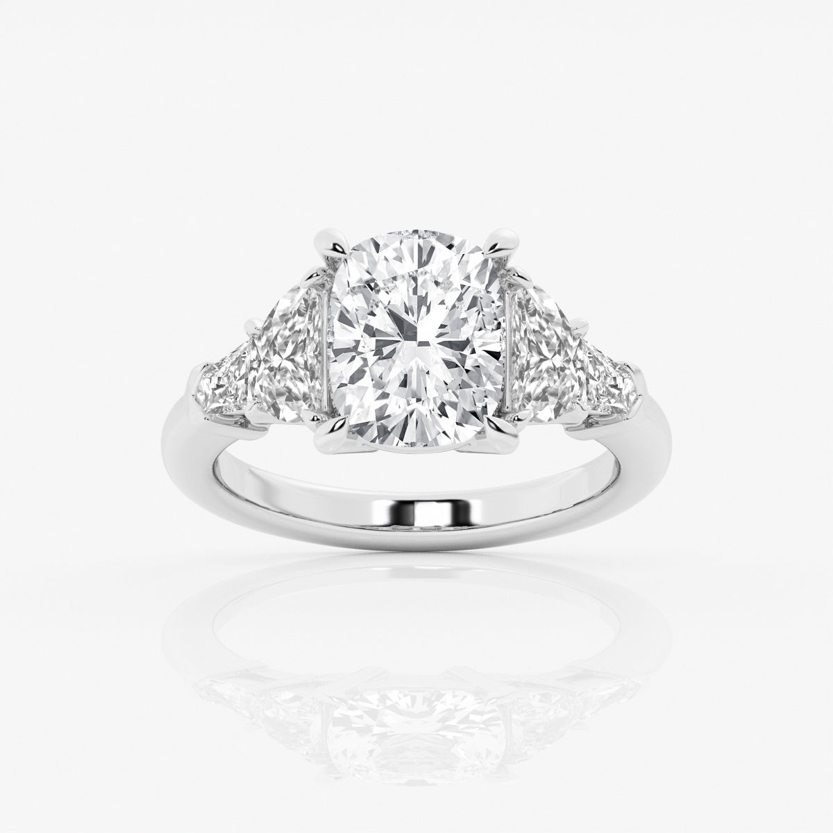 Rosalie - Delicate Side Accents Engagement Ring