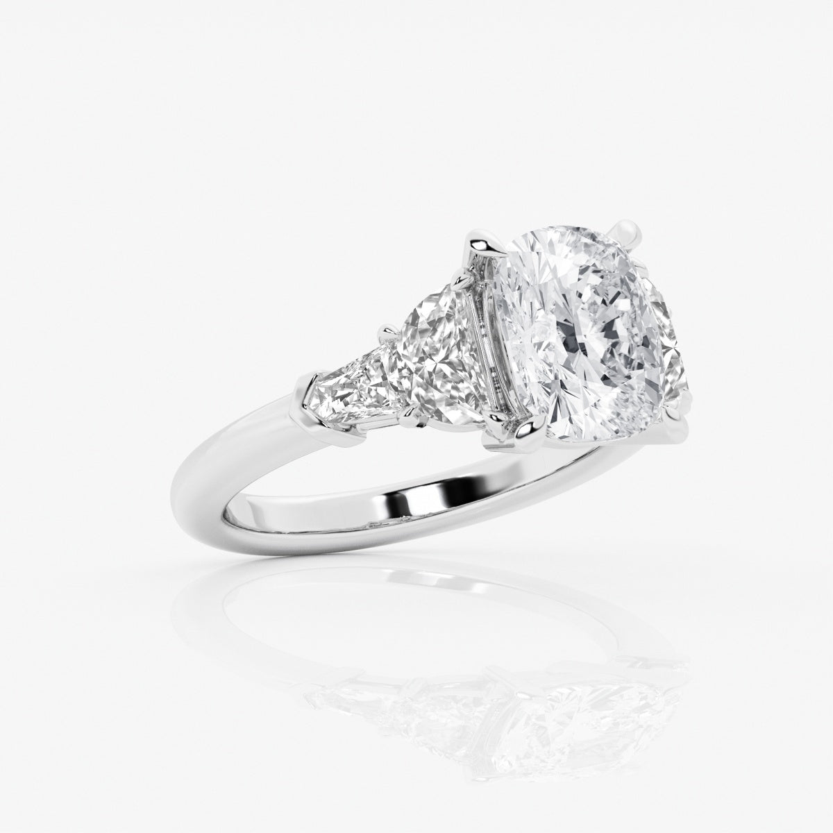 Rosalie - Delicate Side Accents Engagement Ring