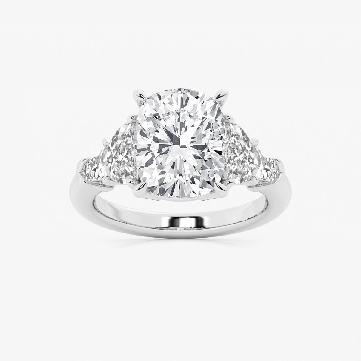 Rosalie - Delicate Side Accents Engagement Ring