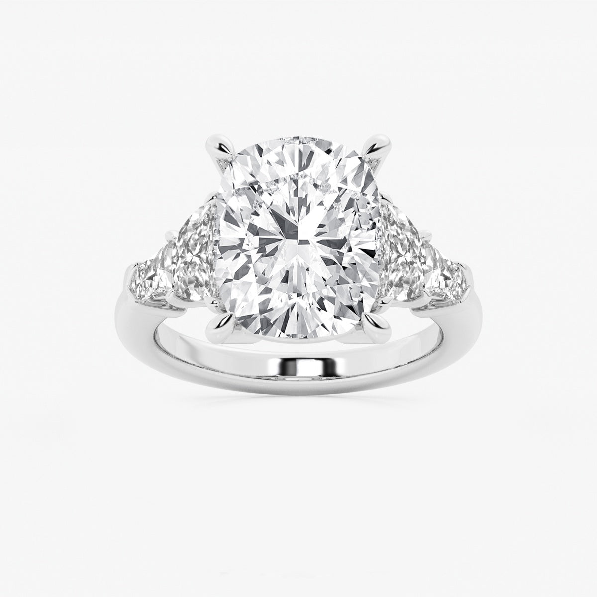 Rosalie - Delicate Side Accents Engagement Ring