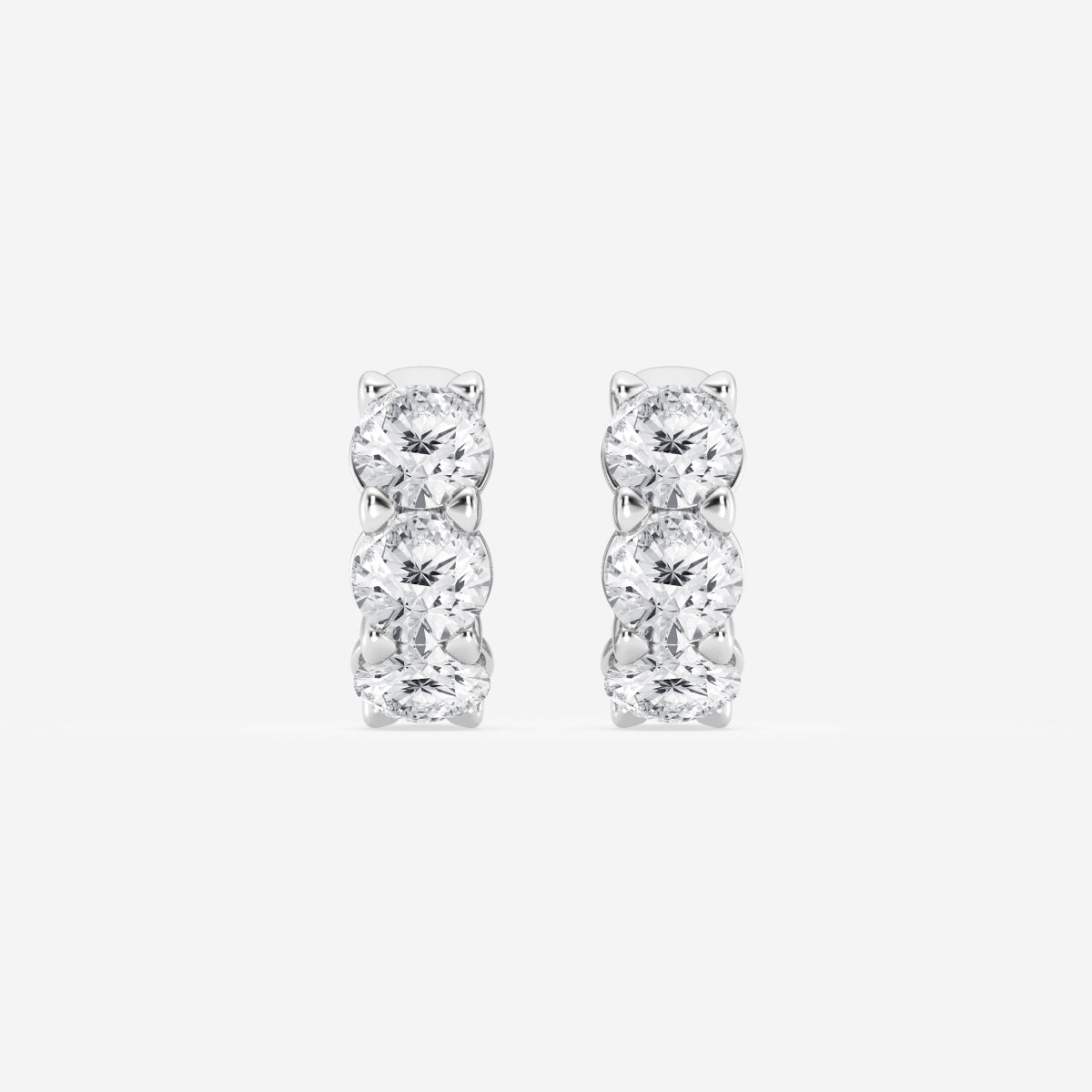 Hazel - Sleek Huggie Style Earrings