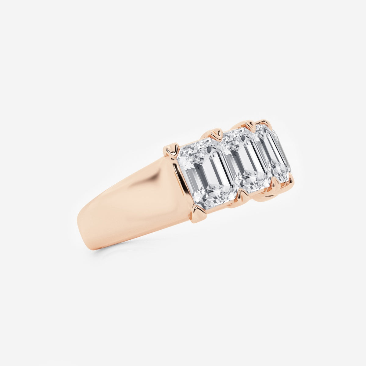 Rosalie - Graceful Five Stone Wedding Ring