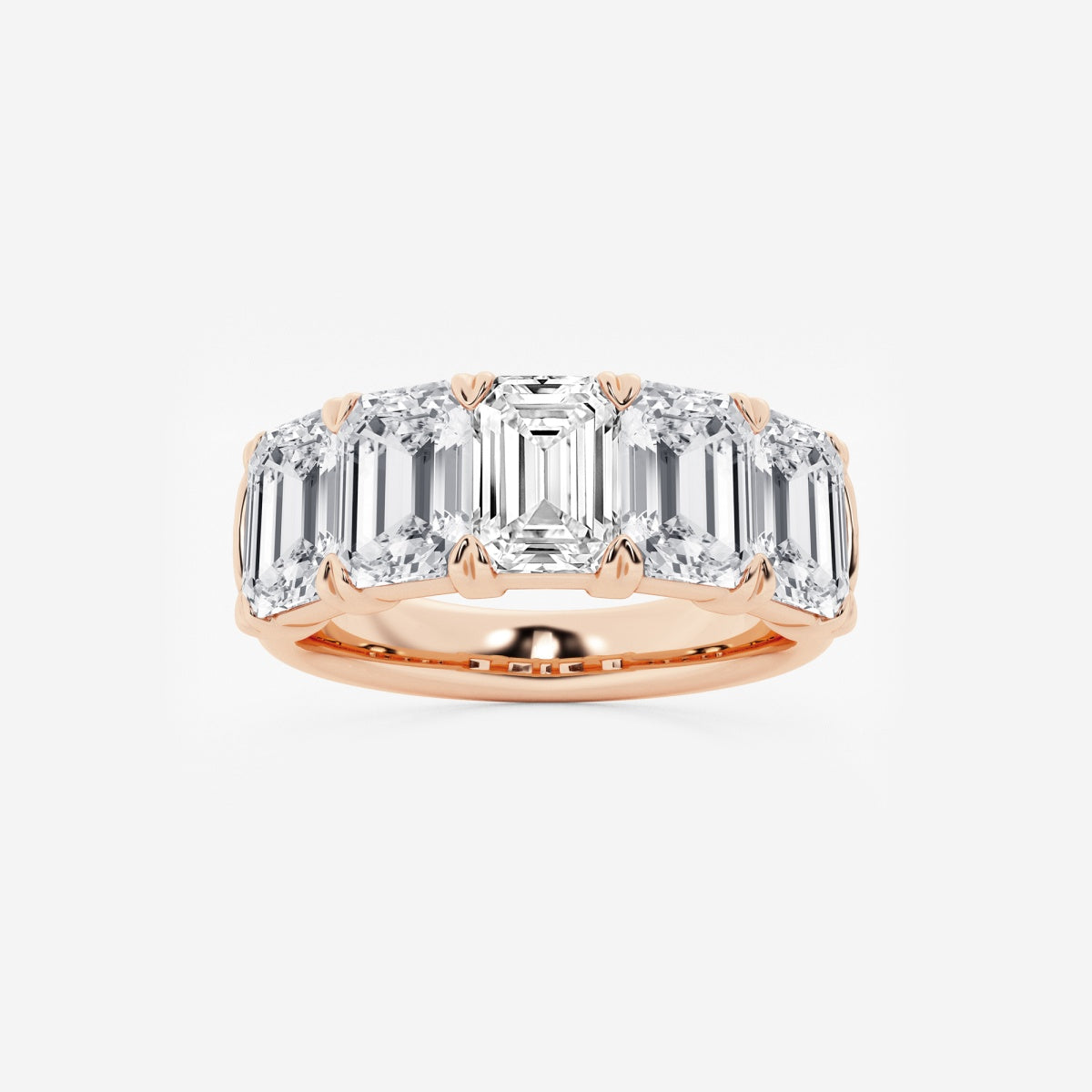 Rosalie - Graceful Five Stone Wedding Ring